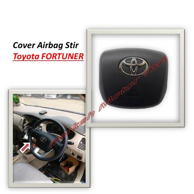 Cover airbag stir Fortuner Vrz tutup airbag stir kanan Fortuner Vrz Original