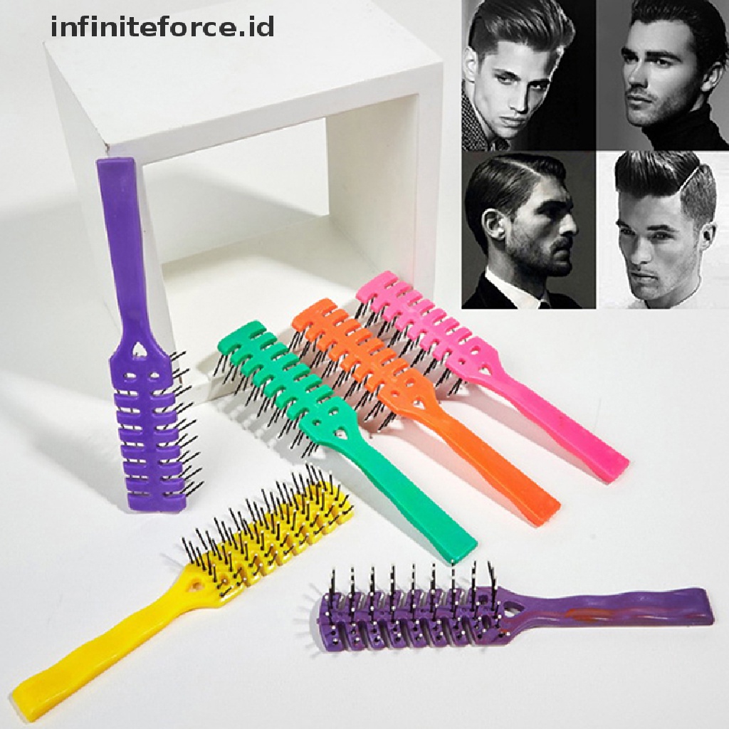 (Infiniteforce.Id) Sisir Rambut Pria Anti Statis Bahan Plastik