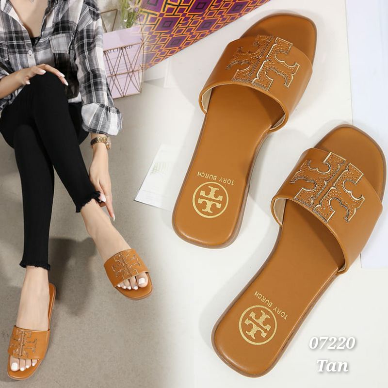 Sandal wanita Slop flat TB |kode 07220