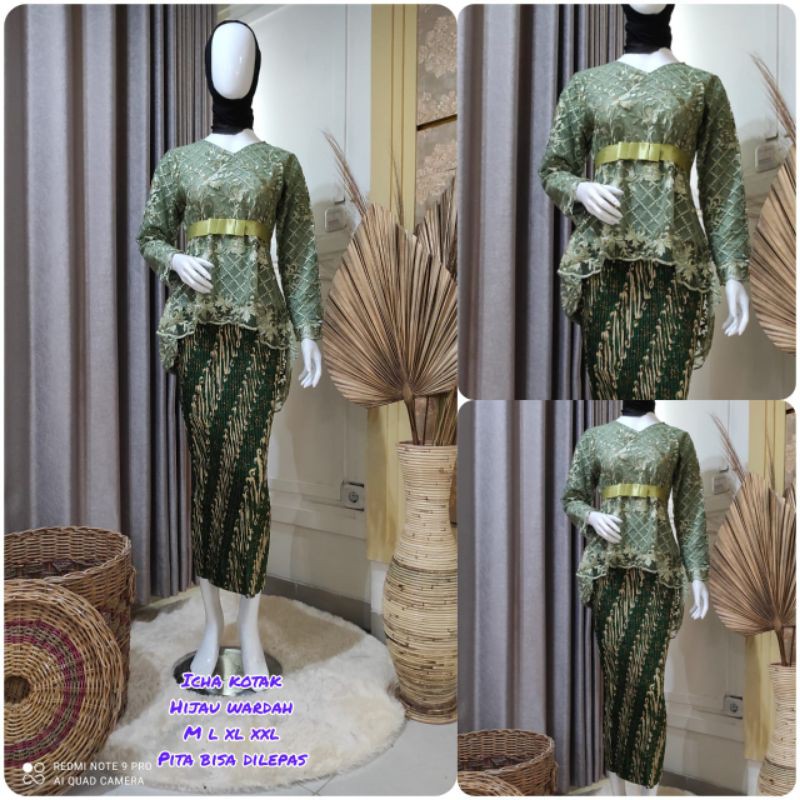 Kebaya Tile Ica Pinguin / Kebaya tile Aurora / Kebaya Brukat Murah-7