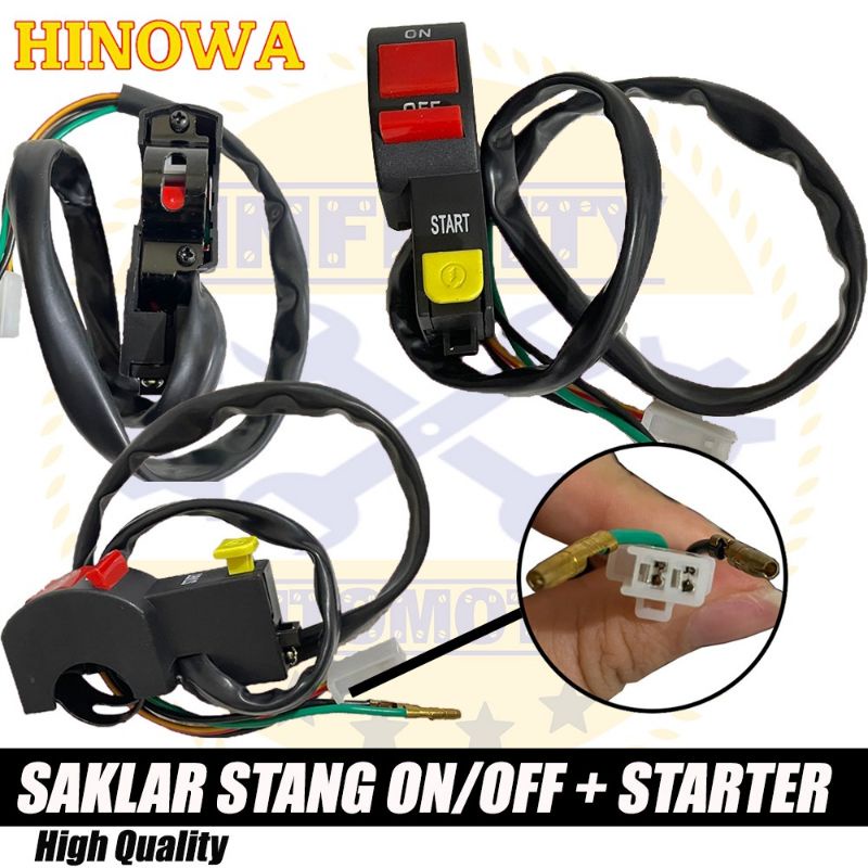 Saklar Stang On Off Starter Hinowa Vixion Cb150r Satria Fu Universal Semua Motor