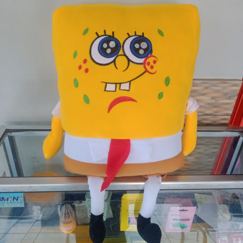 Boneka spongebob jumbo ukuran 45 cm