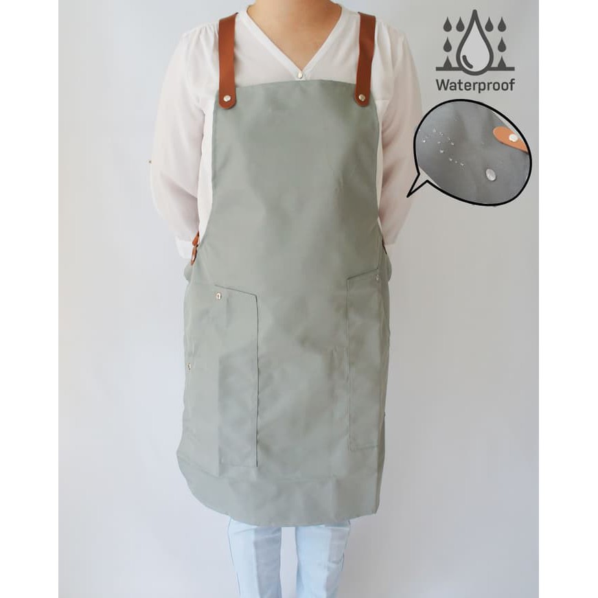 Apron Barista / Apron Barbershop / Apron Chef / Celemek Waterproof