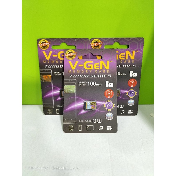 Memori 8Gb V-Gen Mmc memory card kartu memori SD card 8 GB V-Gen original class 10