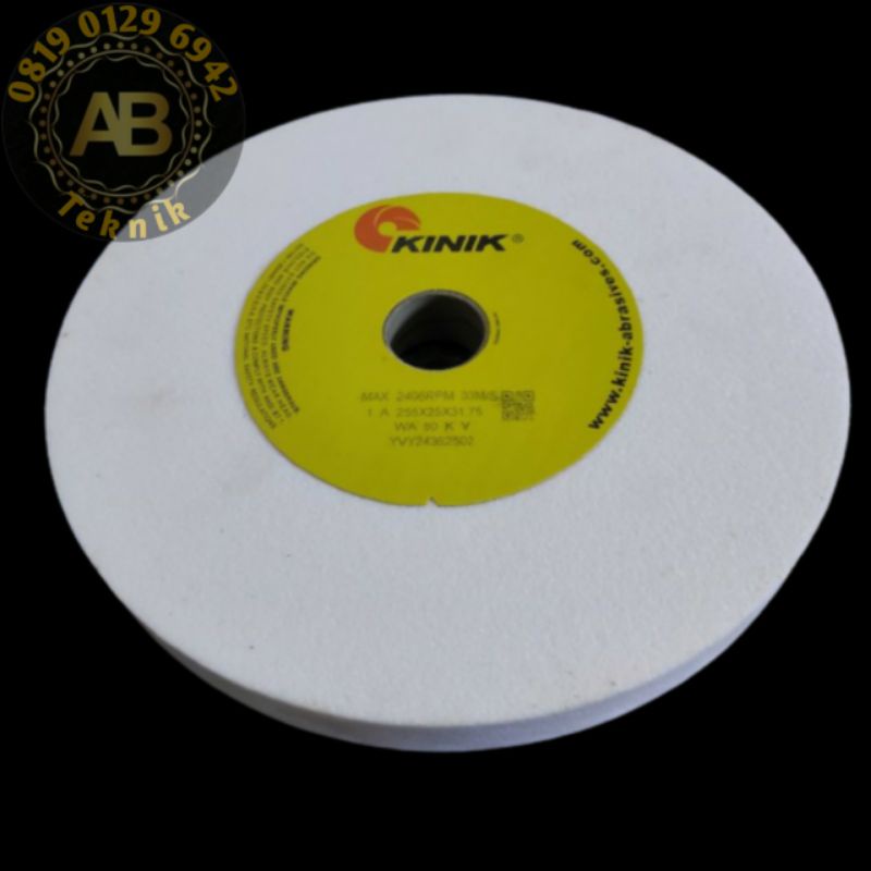 kinik batu gerinda duduk grit 80 255 x 25 x 31.75 mm kinik wa kv1a mata gerinda duduk batu gurinda m