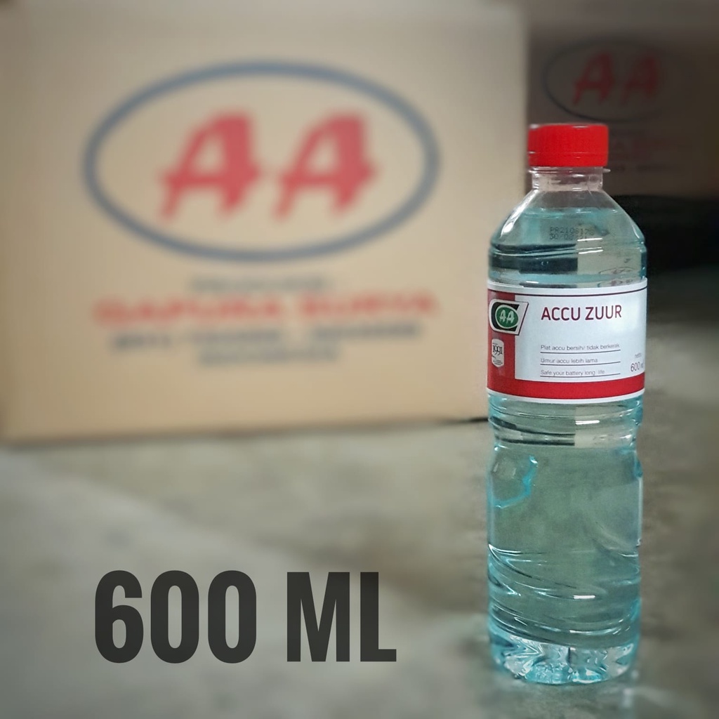 Accu Zuur AA / Aki Zuur / Air Aki Zuur 600ML AXELAUTO