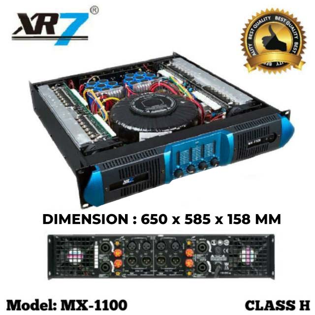 Power Ampli 4 Channel XR7 MX1100 MX-1100 MX 1100 CLASS H Original
