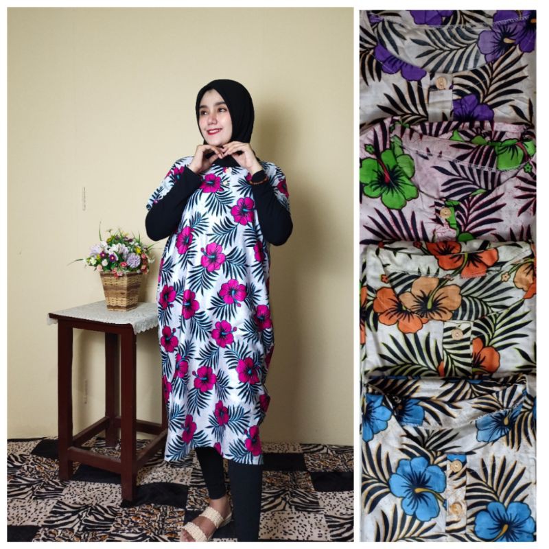 Daster Bali/Baju Tidur/Dress Bali/Daster Viral Ruffle/Daster Pekalongan/Daster Jumbo/Daster Busui