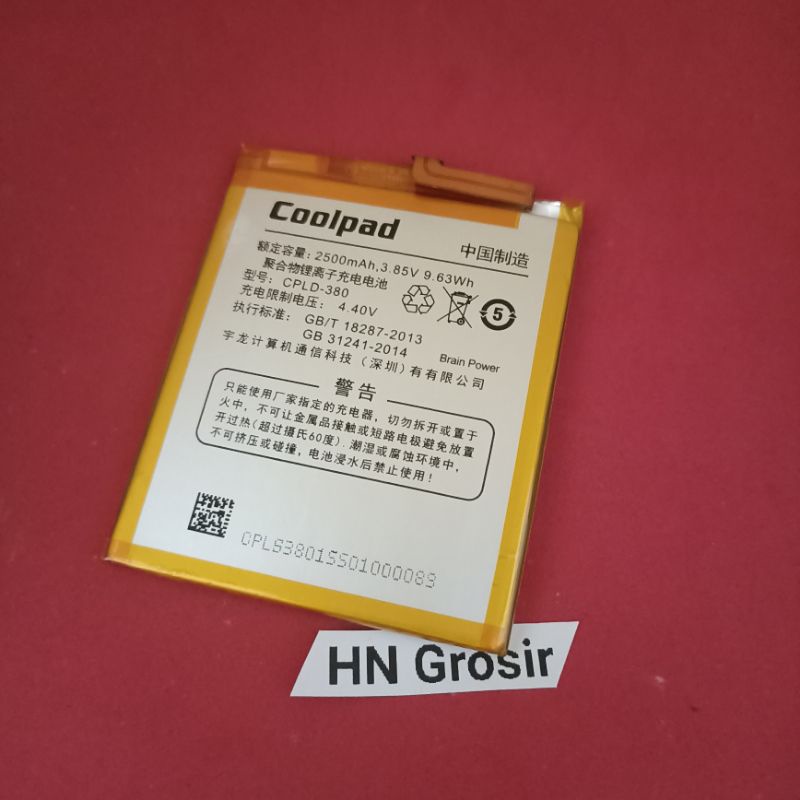 Baterai batre Coolpad Sky 3 E502 CPLD-380 CPLD380 Original  Battery hp