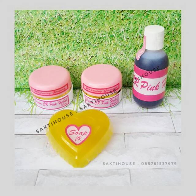 Cream CR pink herbal (kemasan lama)