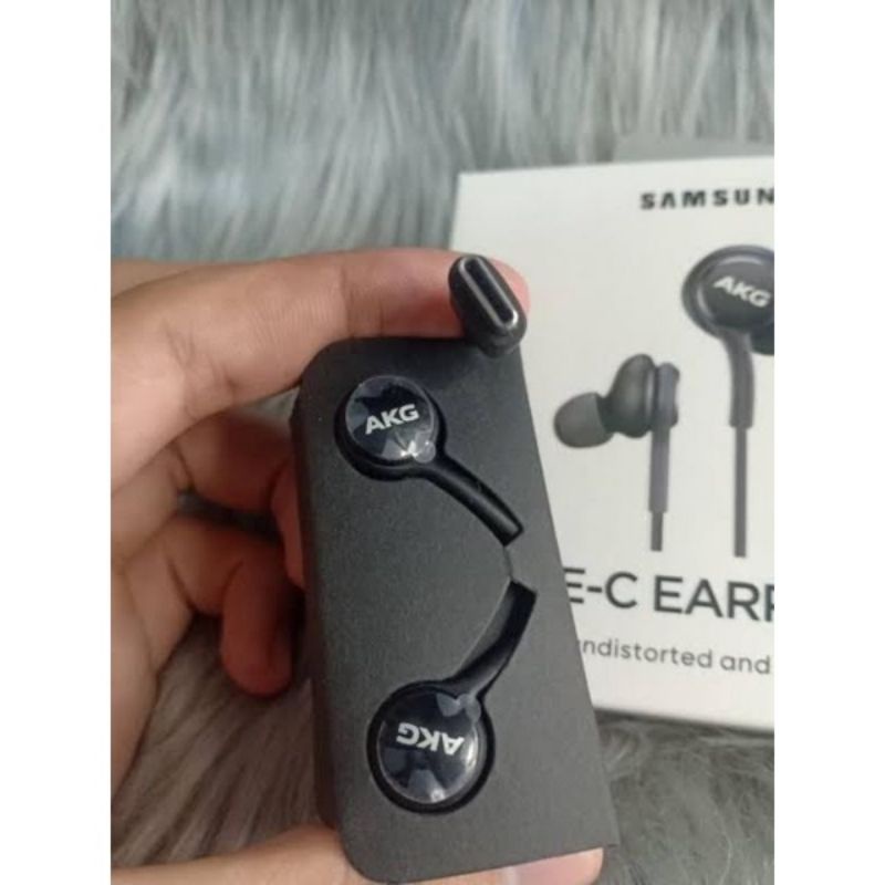 Earphone Samsung Type C AKG Headset Extra Bass Type C Samsung M52/A33/A53/A73/S10/ S10+/ Note 10/ S20 S20+ S21 FE M51