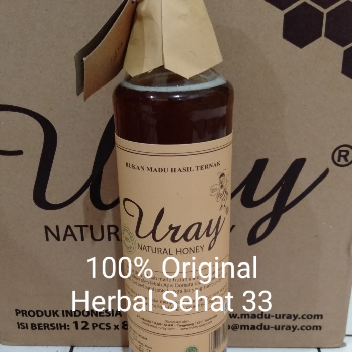 

madu- madu uray natural honey isi 875ml asli 100% -madu.