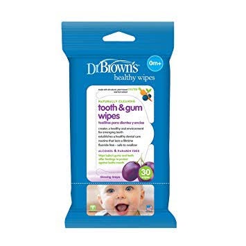 Dr browns tooth&amp; gum wipes