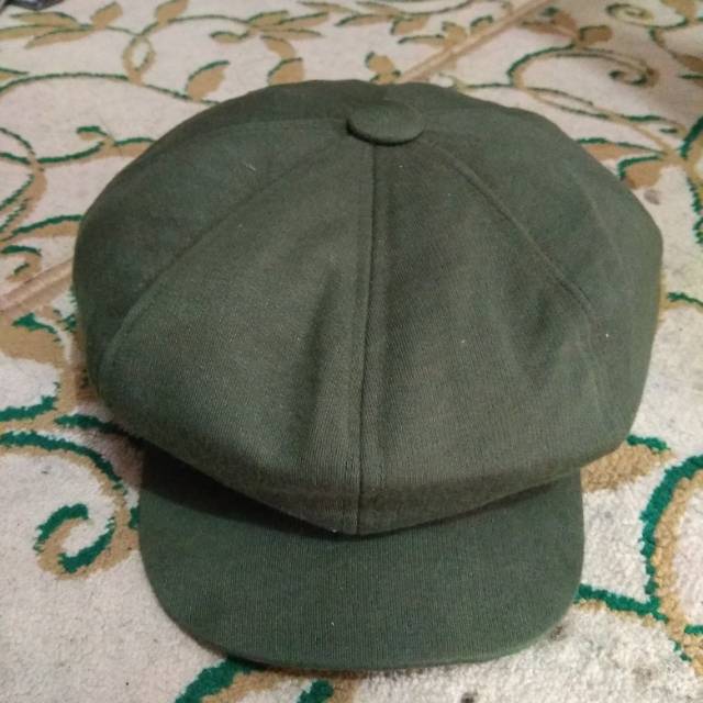 TOPI NEWSBOY (HIJAU ARMY)