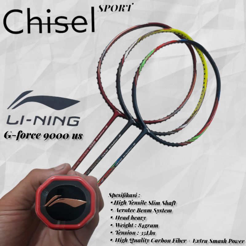 Raket Badminton Lining G-force 9000 us