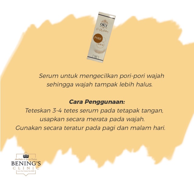 Bening's PORE SERUM Pengecil Pori-Pori Benings Skincare (Benings Clinic)