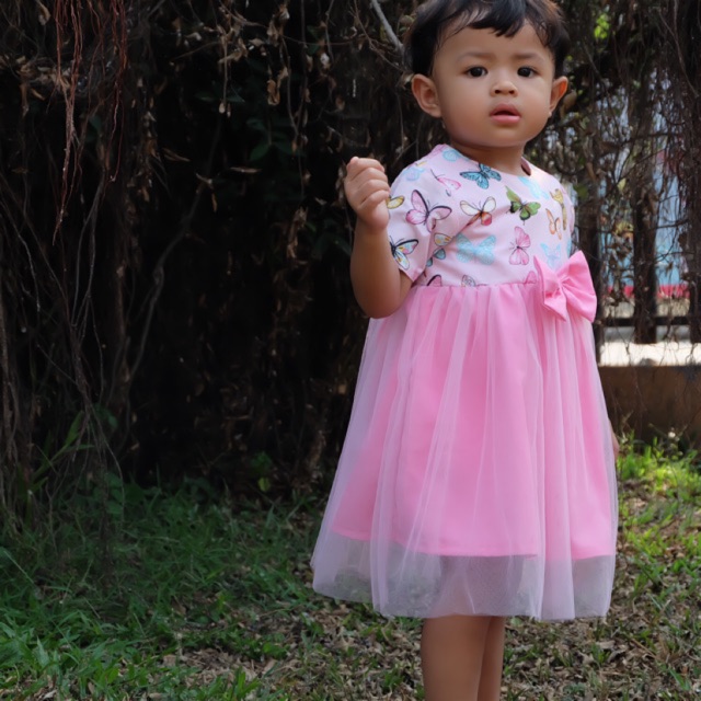 DRESS ANAK DRESS PESTA ANAK PEREMPUAN LUCU ELEGANT