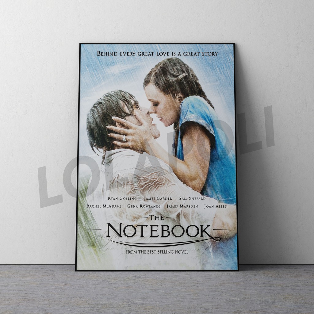 Hiasan Dinding Poster Kayu - Film The Notebook