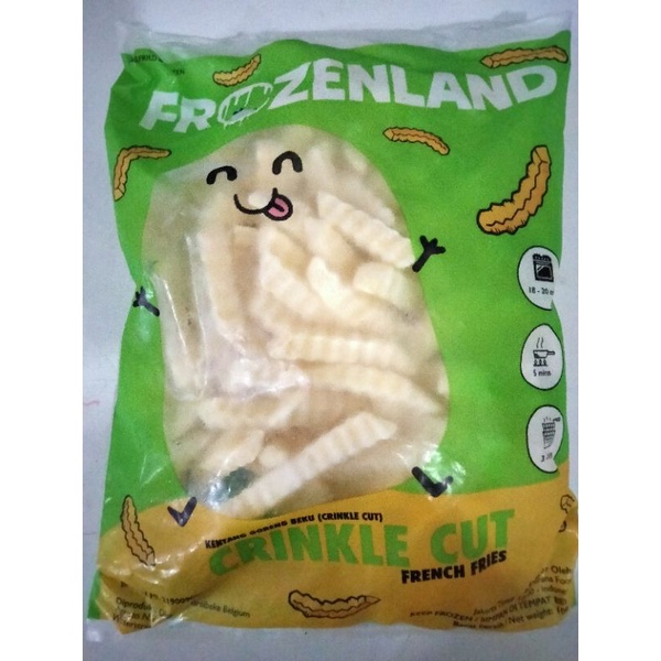 

kentang cringkle Frozenland