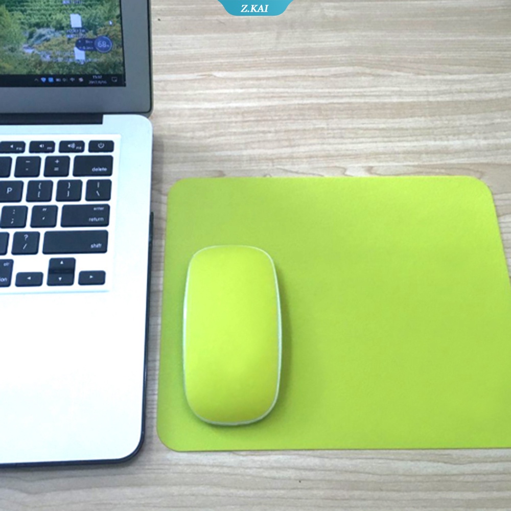 Mouse Pad Bentuk Persegi Bahan Silikon Ultra Tipis Anti Slip Untuk Gaming