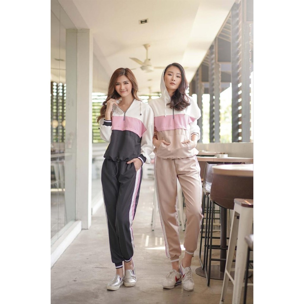 JOGGING KANGAROO JACKET OUTER JAKET WANITA CASUAL MURAH