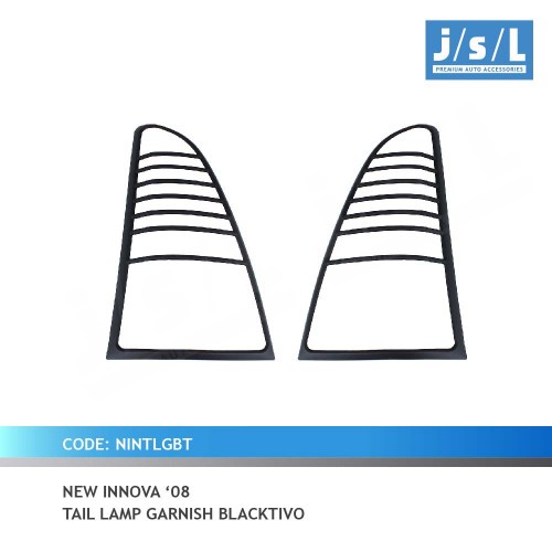 Aksesoris Innova Old 2008 2009 2010 2011 Cover Stoplamp Garnish Lampu Belakang Hitam Doff JSL