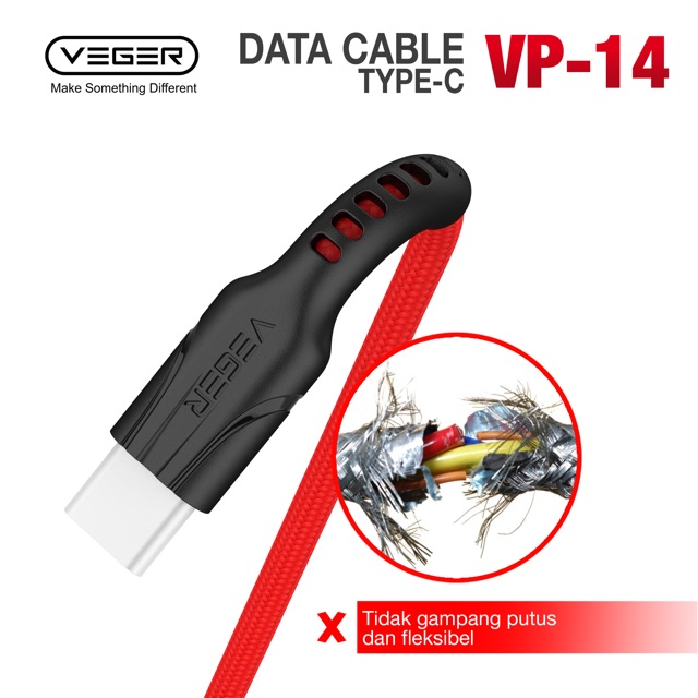 KABEL DATA VEGER VP14 IOS CABEL DATA,DATA KABEL,KABEL CASAN,CABEL CASAN MURAH  VEGER VP-14 iphonee