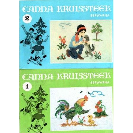 Buku Pola Kristik Merk CANNA - 15 Seri