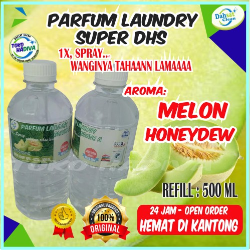 (COD) PARFUM LAUNDRY MURAH 500 ML- MELON SUPER HDS – PELICIN DAN PEWANGI PAKAIAN WANGINYA TAHAN LAMA