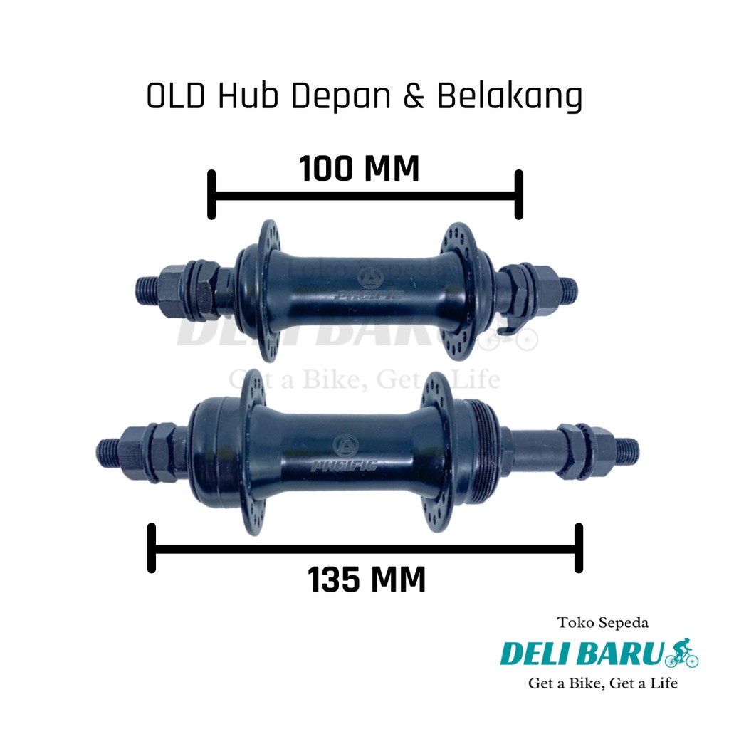 Pacific Hub 36 hole single drat sepeda MTB, lipat, minion, federal