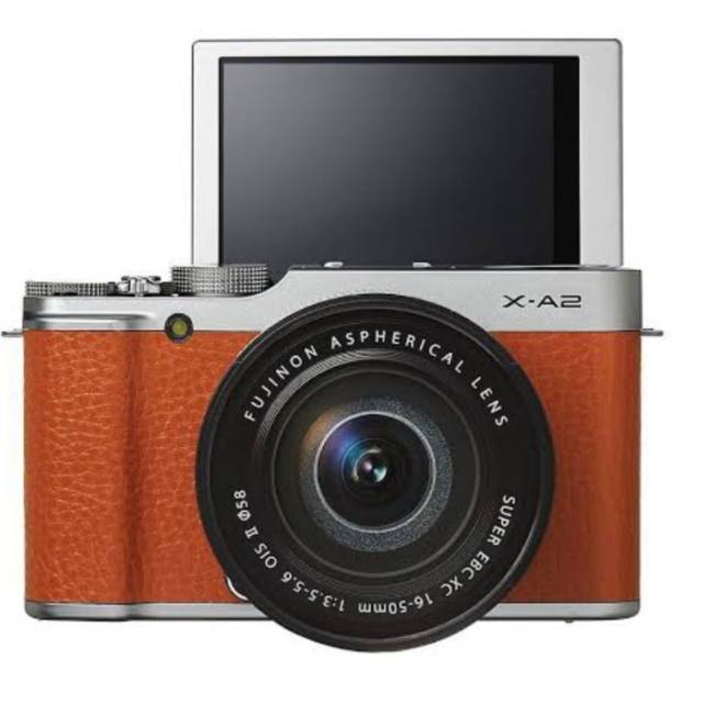Camera Mirrorless Fujifilm XA-2 Brown Second Good Condition