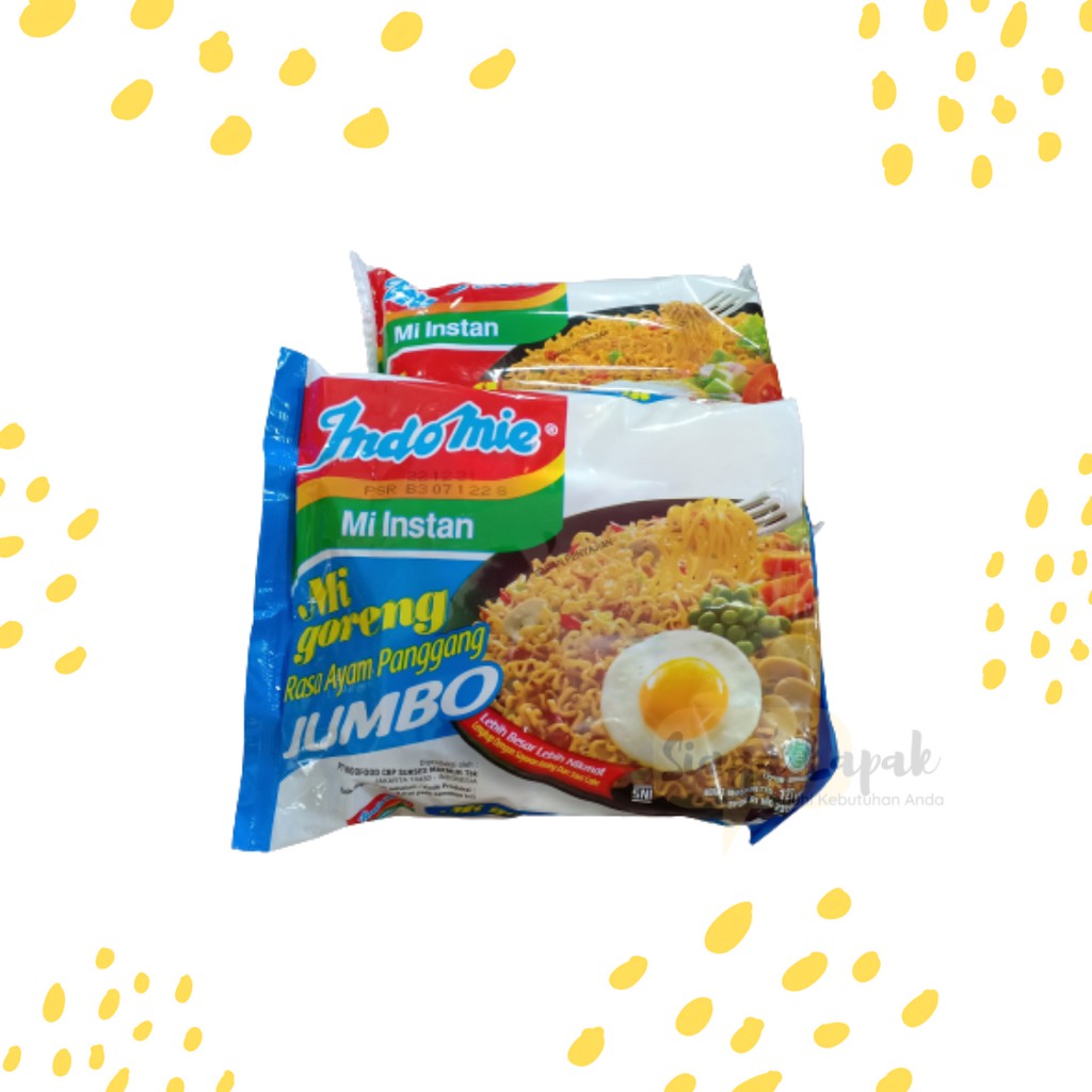 Indomie Goreng Jumbo Ayam Panggang Mie Instan 129gr