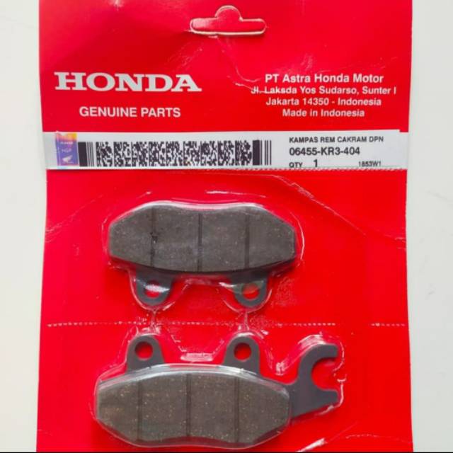 {COD} KAMPAS REM DEPAN HONDA SUPRA X 125'KARISMA' ORI-HGP