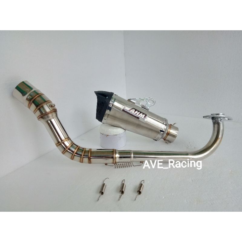 Knalpot racing AHM buat Mio J dll