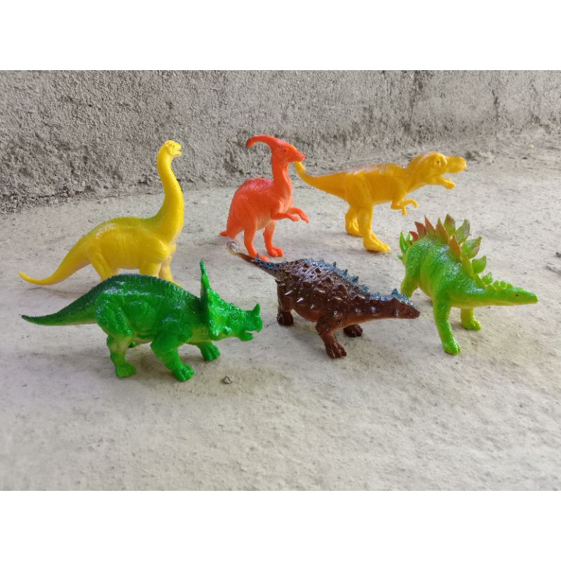 mainan Anak Dinosaurus Karet besar / Animal Dinosaurus besar satuan
