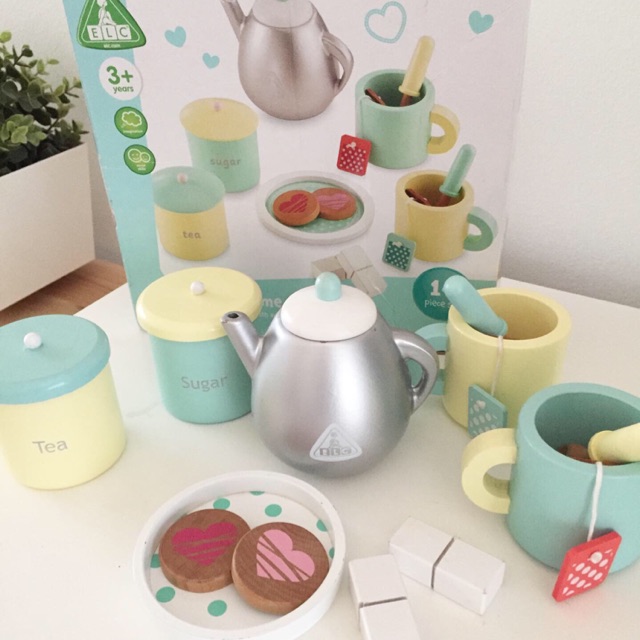 elc wooden tea set