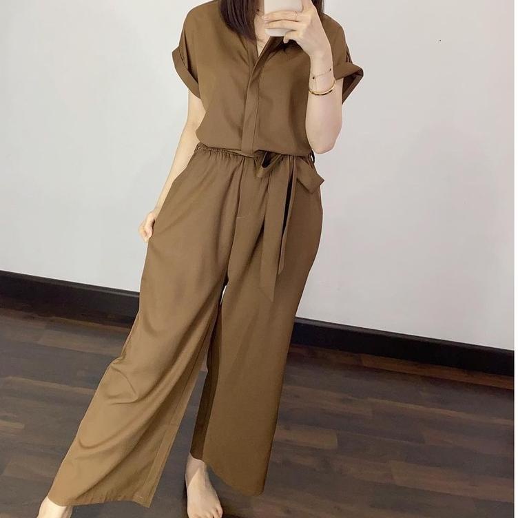 ❋ [ ] GARANSI Gisela Jumpsuit l Gisella JS Fashion Wanita Muslim ✰