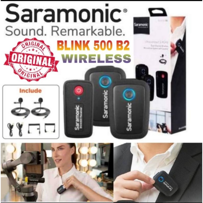 Saramonic BLINK 500 B2 TX - TX - RX - Mic Wireless Original