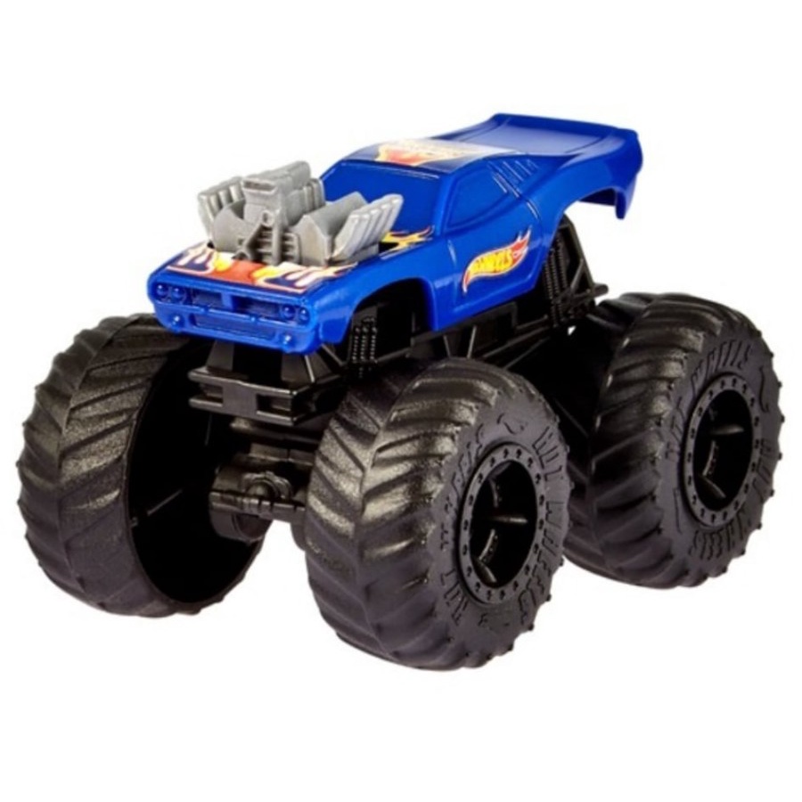 Hot Wheels Mini Monster Trucks Rodger Dodger Biru