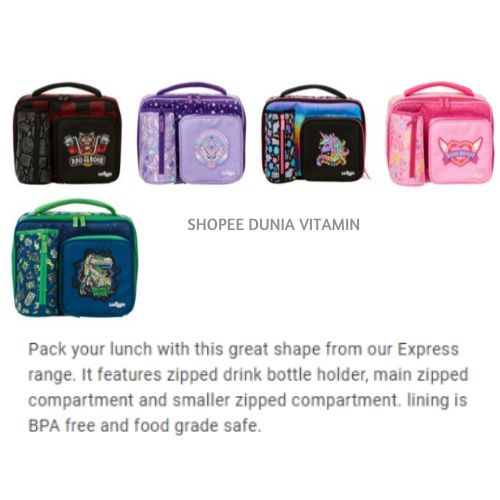 LUNCH BAG/TEMPAT MAKAN Smiggle lunch bag/100% original