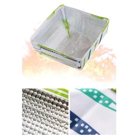 3SP | PR42 Tudung Saji Aluminium Foil Lipat Penutup Makanan Tahan Panas Dingin Murah Import
