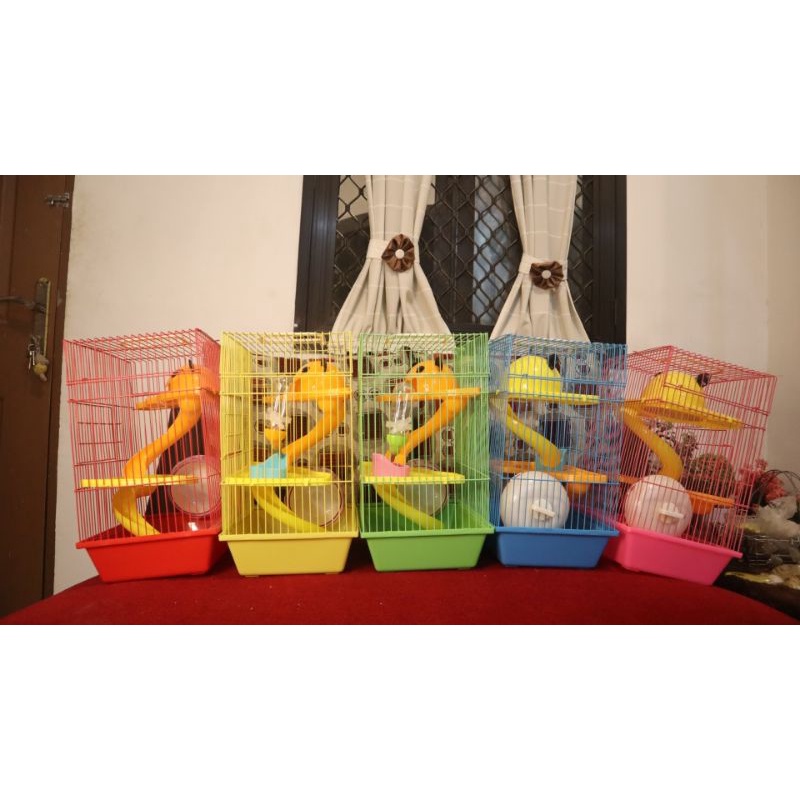 Kandang Hamster  Fullset 3 Tingkat