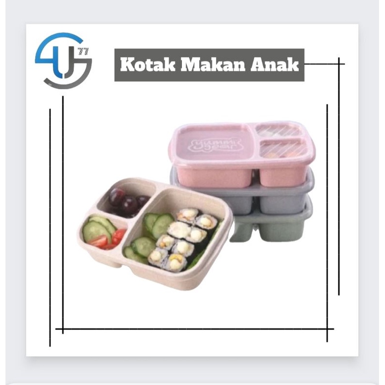 US087 Lunch Box Kotak Makan Anak By Toko Haji Usman