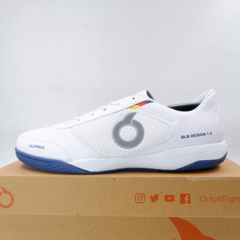 Sepatu Futsal Ortuseight Jogosala Graffity BLB 1.0 White Ortex Blue 11020181 Original BNIB