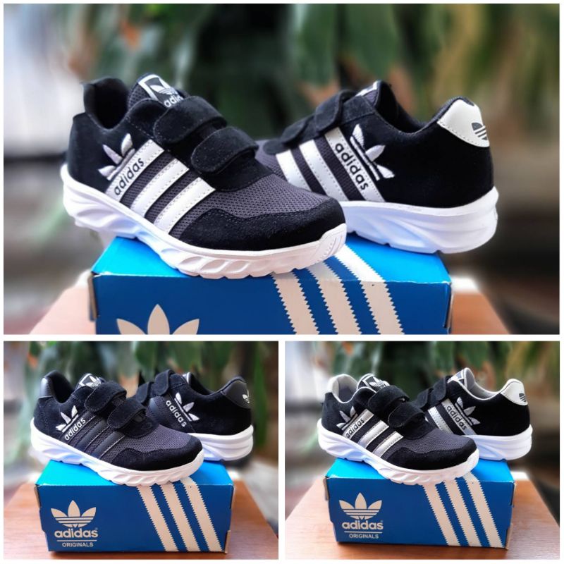 TERMURAH Sepatu Anak Sekolah Adidas Superstar Perekat Anak Diskon