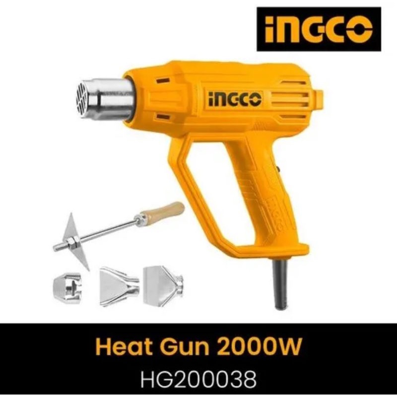 MESIN ELECTRIC HEAT GUN 2000WATT SUPER SELECT HG200038 INGCO