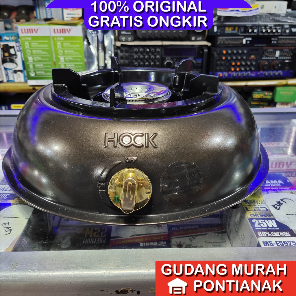 Kompor Hock 100 MD Mutiara Deluxe 1 tungku pemasak acara tahan beban berat WArna Random