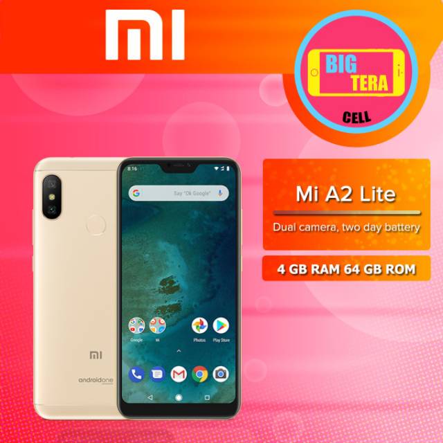 Xiaomi / Xioami Mi A2 Lite 4GB 64GB - MiA2 Lite RAM 4 - HP Android One