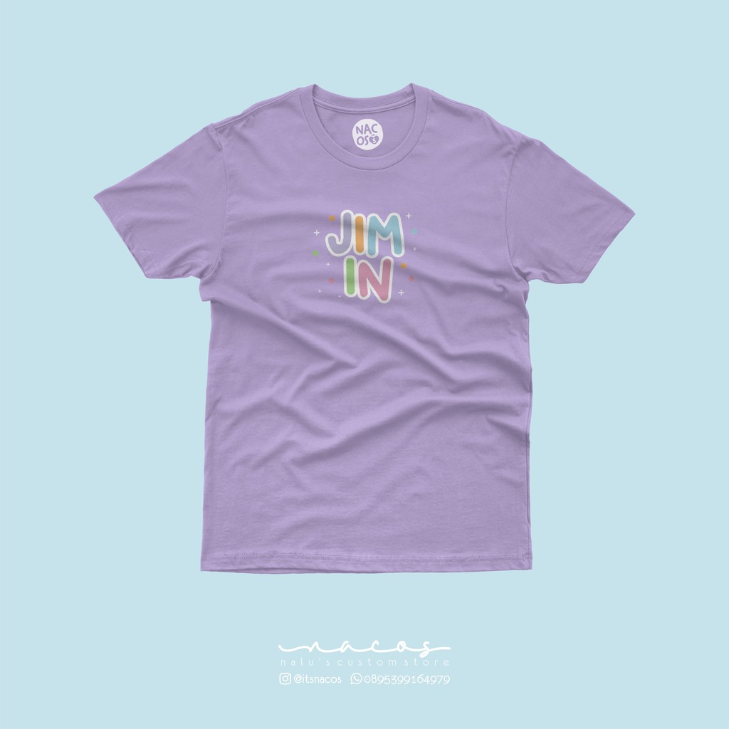 Jimin BTS Tshirt Tee Kaos Custom + Freebies