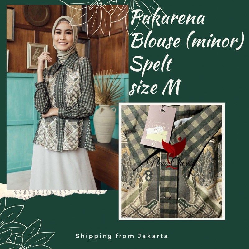 (READY) Pakarena Blouse by Wearing Klamby